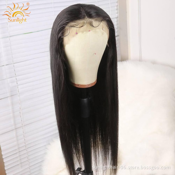 Sunlight brazilian hair wig human hair 360 transparent lace frontal wig lace wigs 100% virgin human hair 360